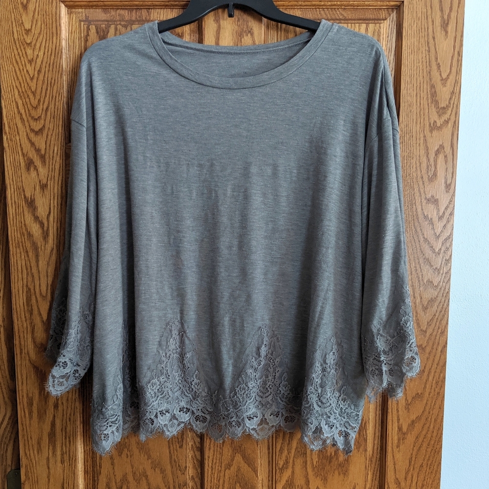 Plus long sleeve t-shirt